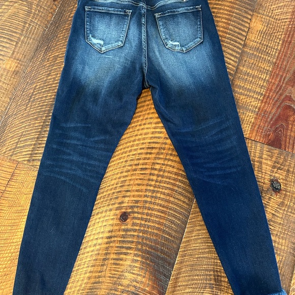 KanCan Griffin High Rise Split Fray Hem Skinny Jeans - Picture 4 of 8